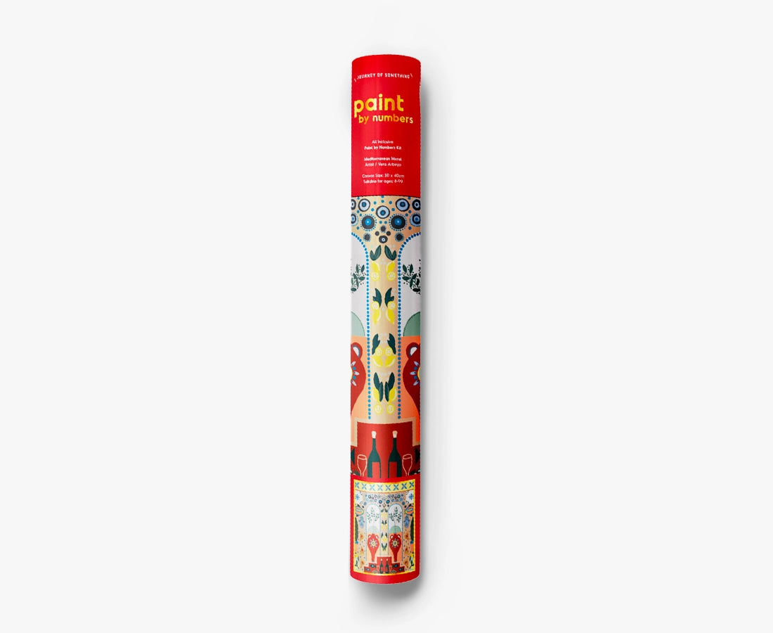 Journey of Something Paint By Numbers — Mediterranean Mural