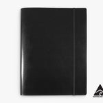 Compendium Australian Made A4 Leather Notebook Cover Black