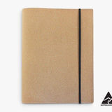 Compendium Australian Made A4 Leather Notebook Cover Natural