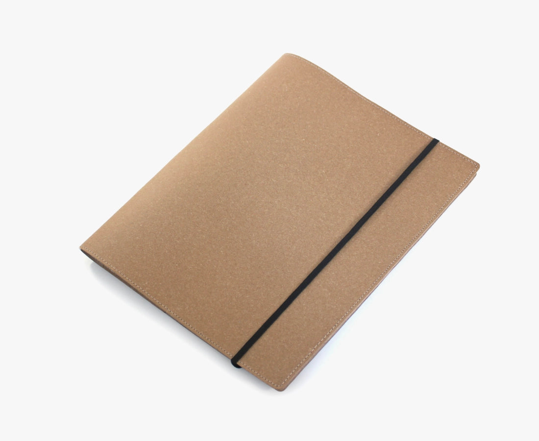 Compendium Australian Made A4 Leather Notebook Cover Natural