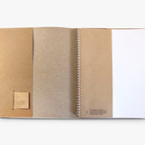 Compendium Australian Made A4 Leather Notebook Cover Natural