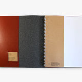 Compendium Australian Made A4 Leather Notebook Cover Tan