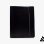 Compendium Australian Made A5 Leather Notebook Cover Black
