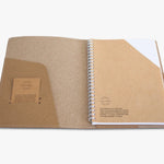 Compendium Australian Made A5 Leather Notebook Cover Natural