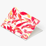 LittleHootHoot Red Christmas Gum Leaves Greeting Card