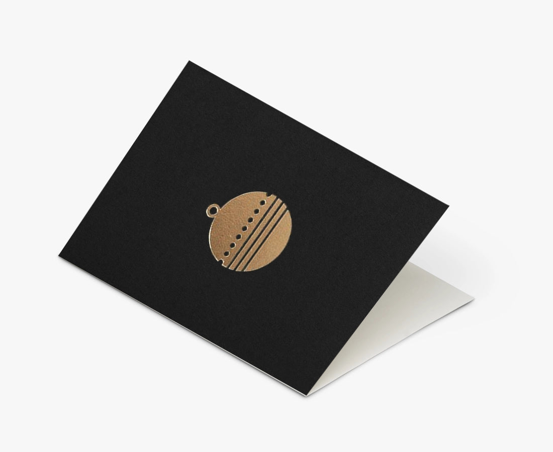 Ola Studio - 'Foil Blocked Christmas Card, Bauble' Card