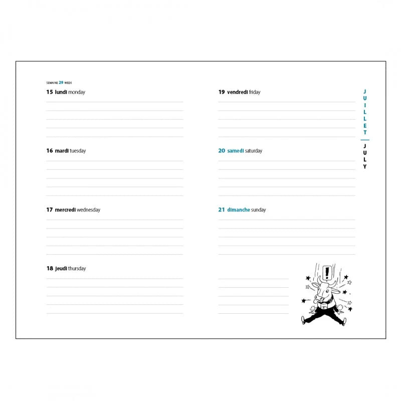 2024 Tintin Pocket Diary