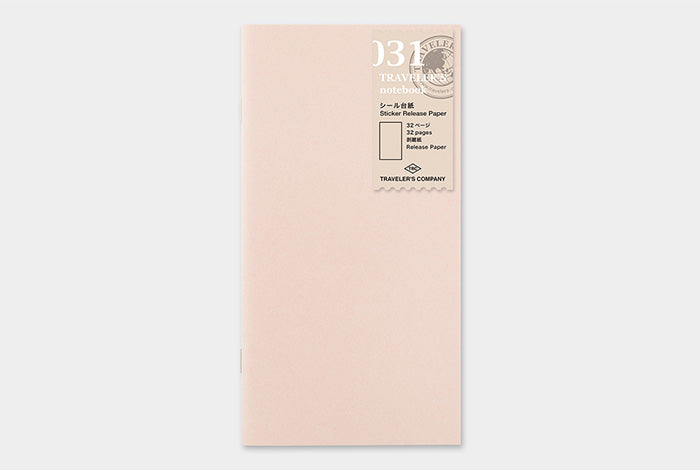 031 Sticker Release Paper
