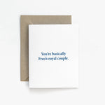 'You're basically Freo's royal couple.' Greeting Card x Compendium Design Store