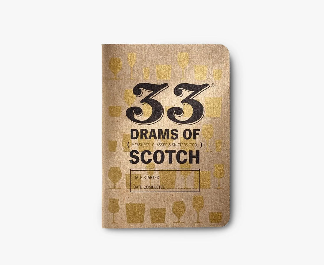 33 Books Co. Scotch Tasting Tasting Notebook