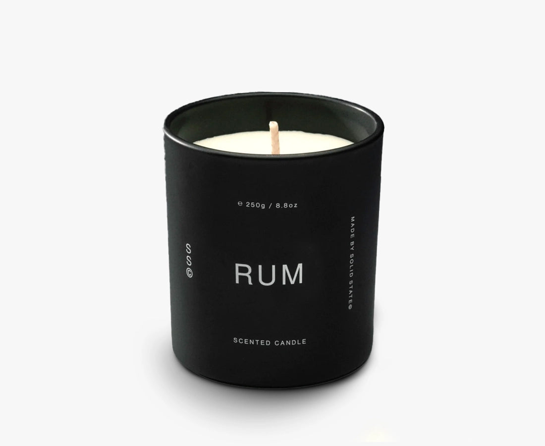 Soy Wax Candle — Rum x Solid State