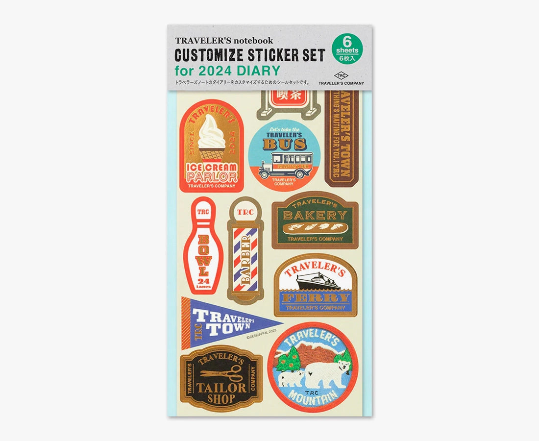 TC Notebook Customised Sticker Set for Diary 2024