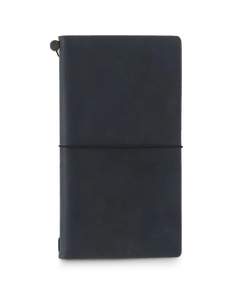 TC Leather Notebook Regular Size Starter Kit Black