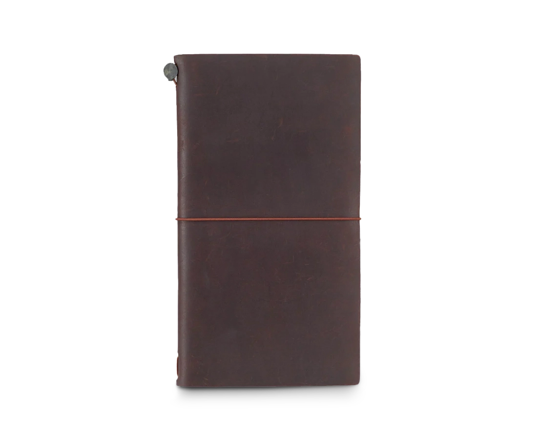 TC Leather Notebook Regular Size Starter Kit Brown