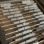 Bright Press Letterpress Calendar 2024