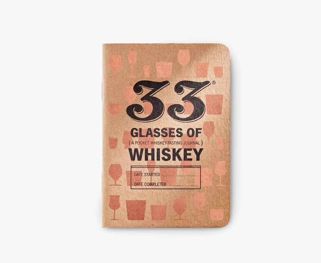 33 Books Co. Whiskey Tasting Notebook