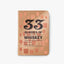 33 Books Co. Whiskey Tasting Notebook
