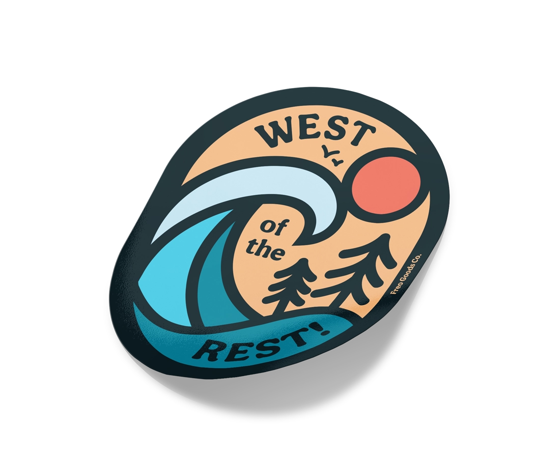 WEST OF THE REST Vinyl Sticker