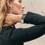 SK4 'The Dress Watch' in Rose Gold, White Dial & Black Leather