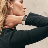 SK4 'The Dress Watch' in Rose Gold, White Dial & Black Leather