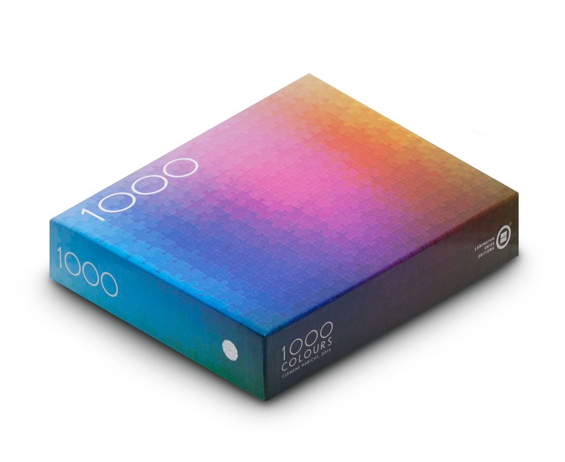 1000 Colours CMYK Puzzle by Clemens Habicht