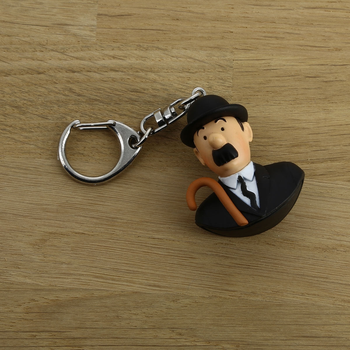 Thomson Bust Keyring. Moulinsart. Compendium Design Store. AfterPay, ZipPay accepted.