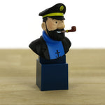 Bust figurine of Captain Haddock. Moulinsart. Compendium Design Store. AfterPay, ZipPay accepted.
