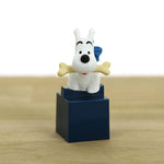 Bust figurine of Milou. Moulinsart. Compendium Design Store. AfterPay, ZipPay accepted.
