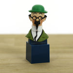 Bust figurine of Professor Calculus. Moulinsart. Compendium Design Store. AfterPay, ZipPay accepted.