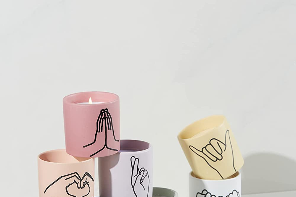 Impressions Candle "Hang Loose" Ocean Rose & Bay 5.75oz