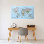 Awesome Maps Bucketlist Scratch Map Poster