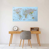 Awesome Maps Bucketlist Scratch Map Poster