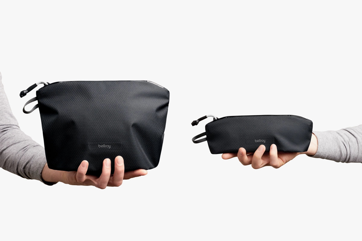 Bellroy Lite Pouch Duo Set · Pouch & Pencil Case Shadow Black