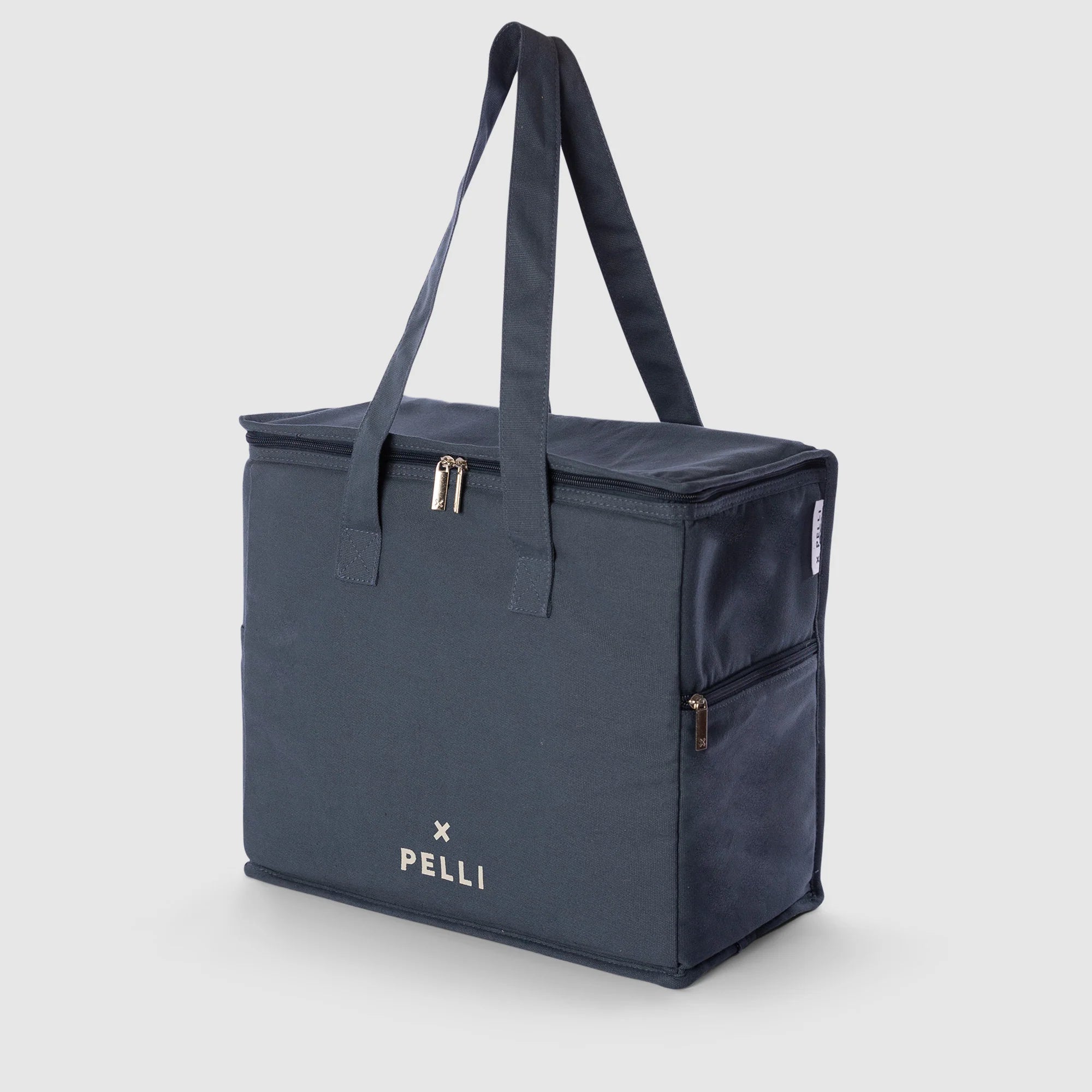 Pelli 'Chill Homie' Large Cooler Bag (Canvas) Storm Blue