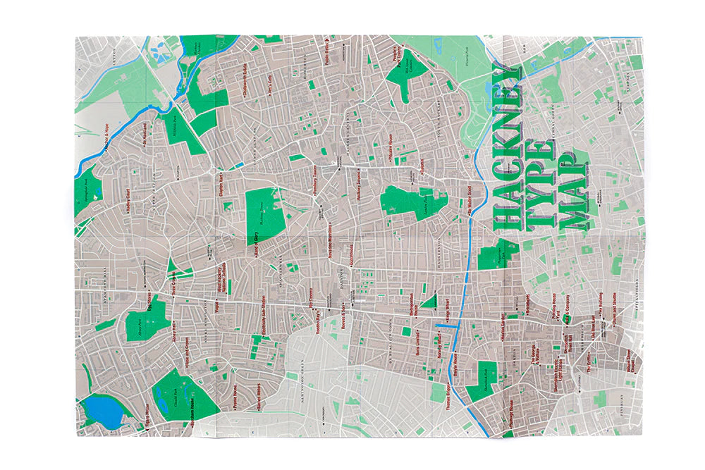 Blue Crow Media Hackney Type Map