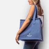 Pelli 'Ok Chill' Medium Cooler Bag Canvas Ocean