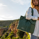 Pelli 'Chill Homie' Large Cooler Bag (Canvas) Dark Jade