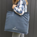 Pelli 'Chill Homie' Large Cooler Bag (Canvas) Storm Blue