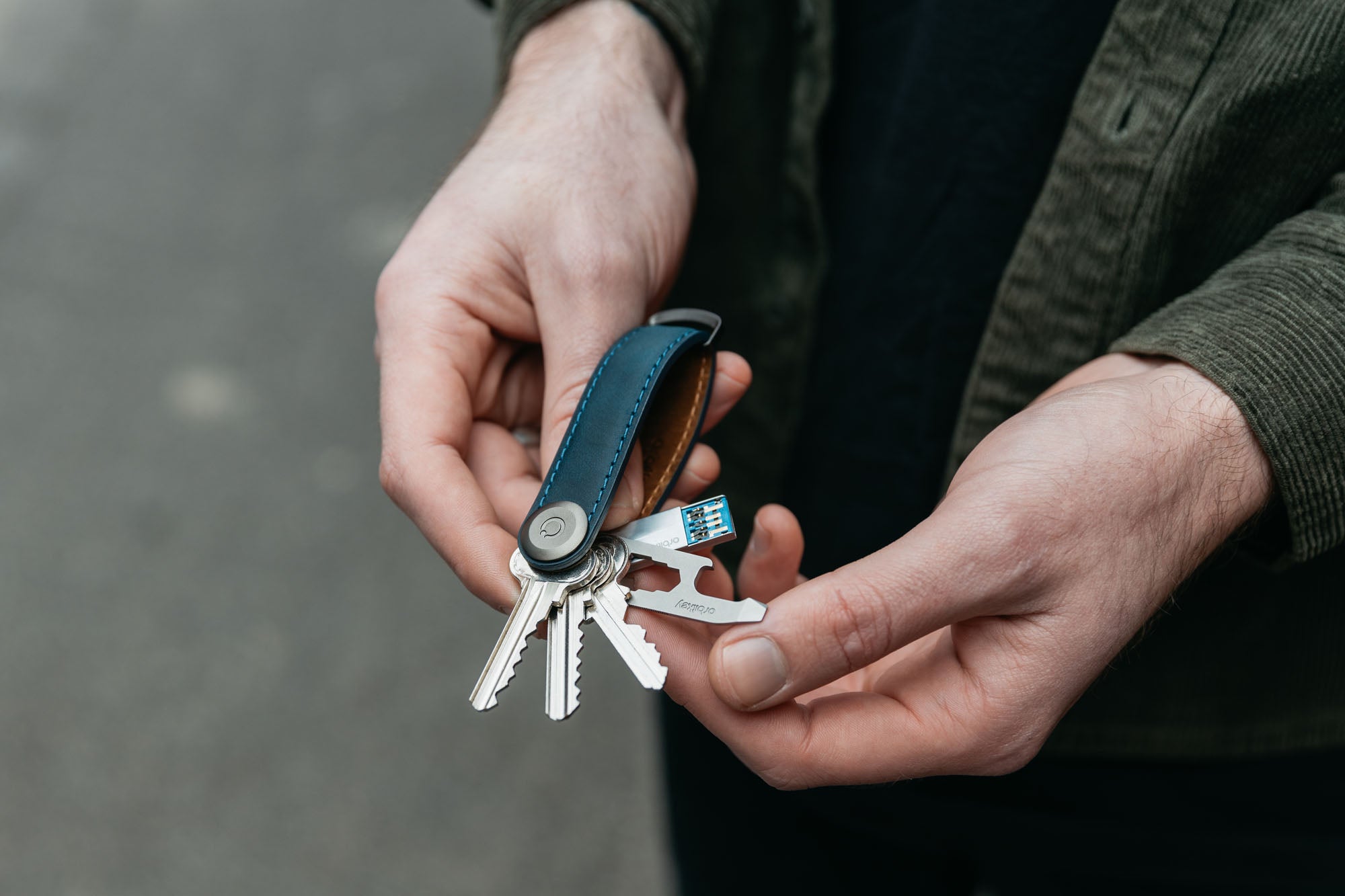 Orbitkey Key Organiser Crazy Horse Leather Edition