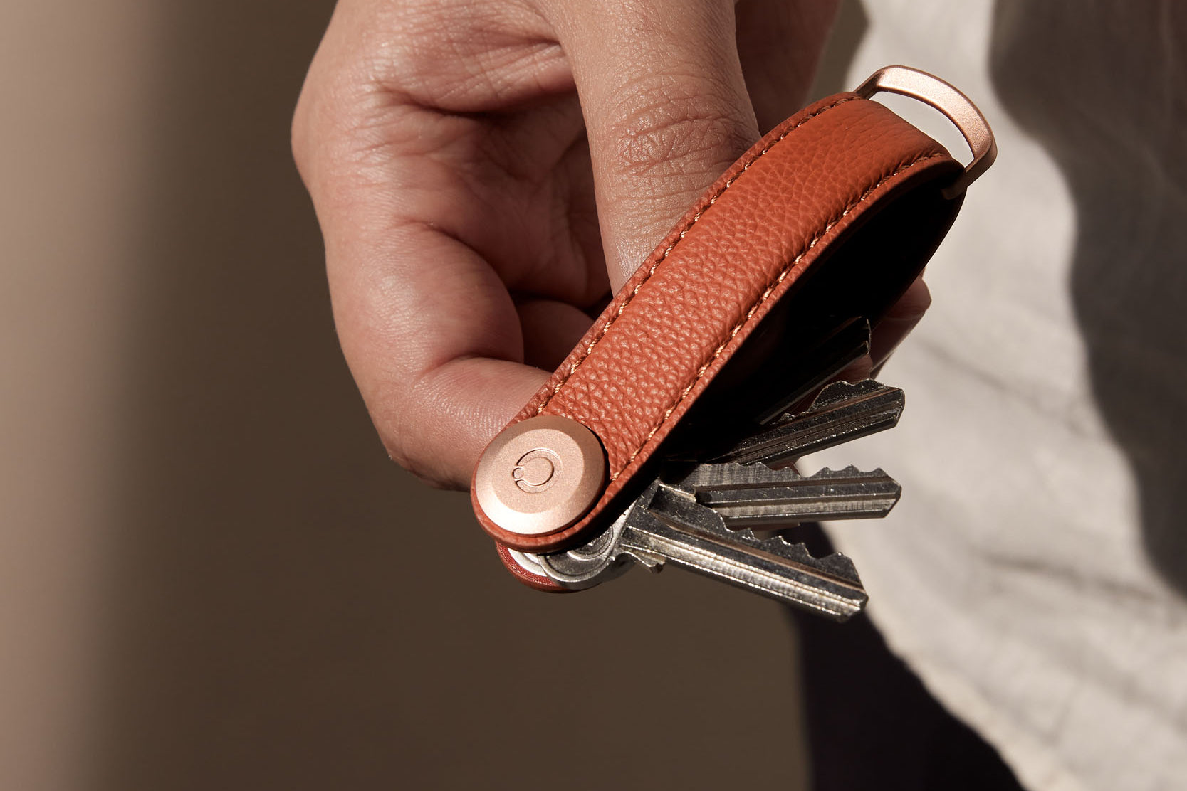 Orbitkey Key Organiser Pebbled Leather Edition