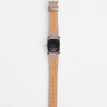 SK2 'The Dress Watch' in Polished Silver, White Dial & Taupe Leather