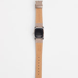 SK2 'The Dress Watch' in Polished Silver, White Dial & Taupe Leather