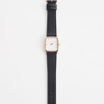 SK4 'The Dress Watch' in Rose Gold, White Dial & Black Leather