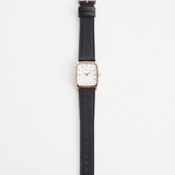 SK4 'The Dress Watch' in Rose Gold, White Dial & Black Leather