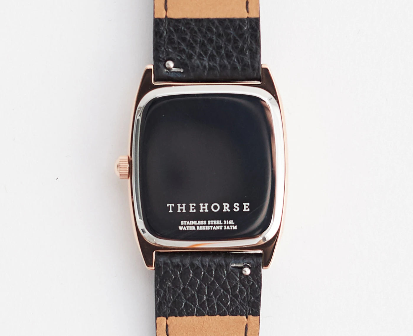 SK4 'The Dress Watch' in Rose Gold, White Dial & Black Leather