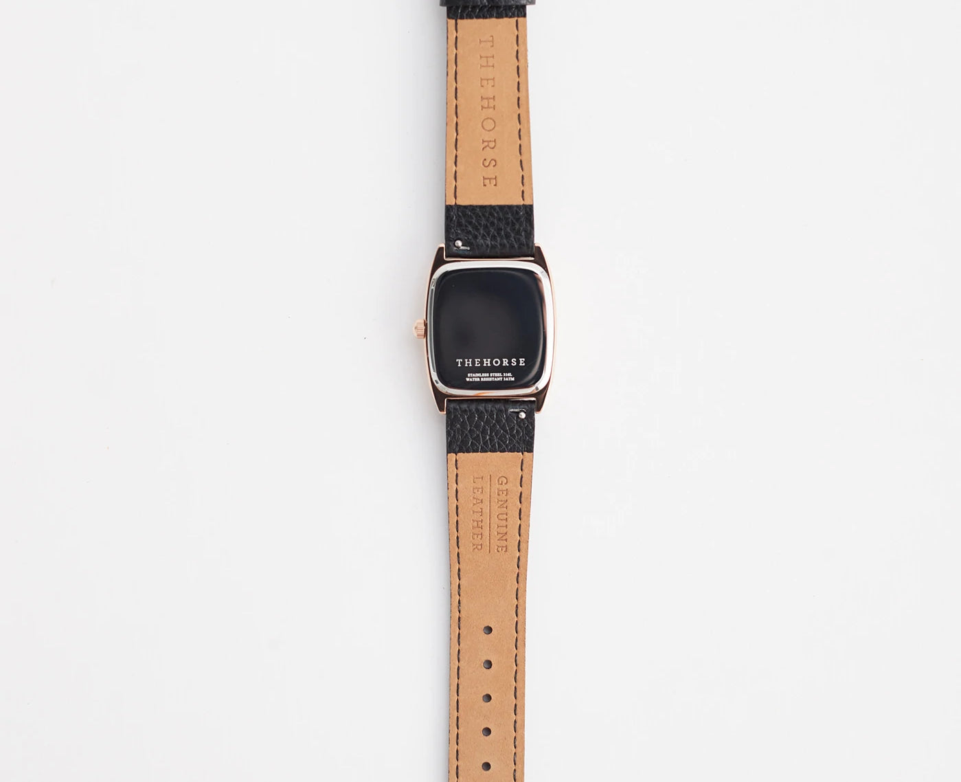 SK4 'The Dress Watch' in Rose Gold, White Dial & Black Leather