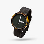 Aark Collective Classic Tortoise Watch in Black