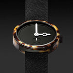 Aark Collective Watches Aark Collective Classic Tortoise Shell unisex watch in Black