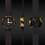 Aark Collective Watches Aark Collective Classic Tortoise Shell unisex watch in Black