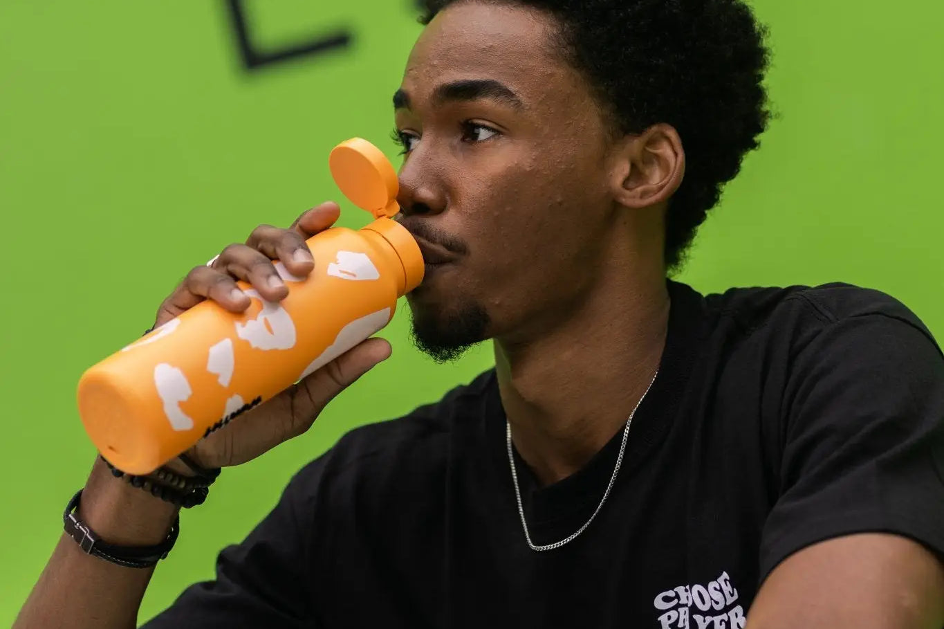WORHTY Retro Orange Sugarcane Drink Bottle